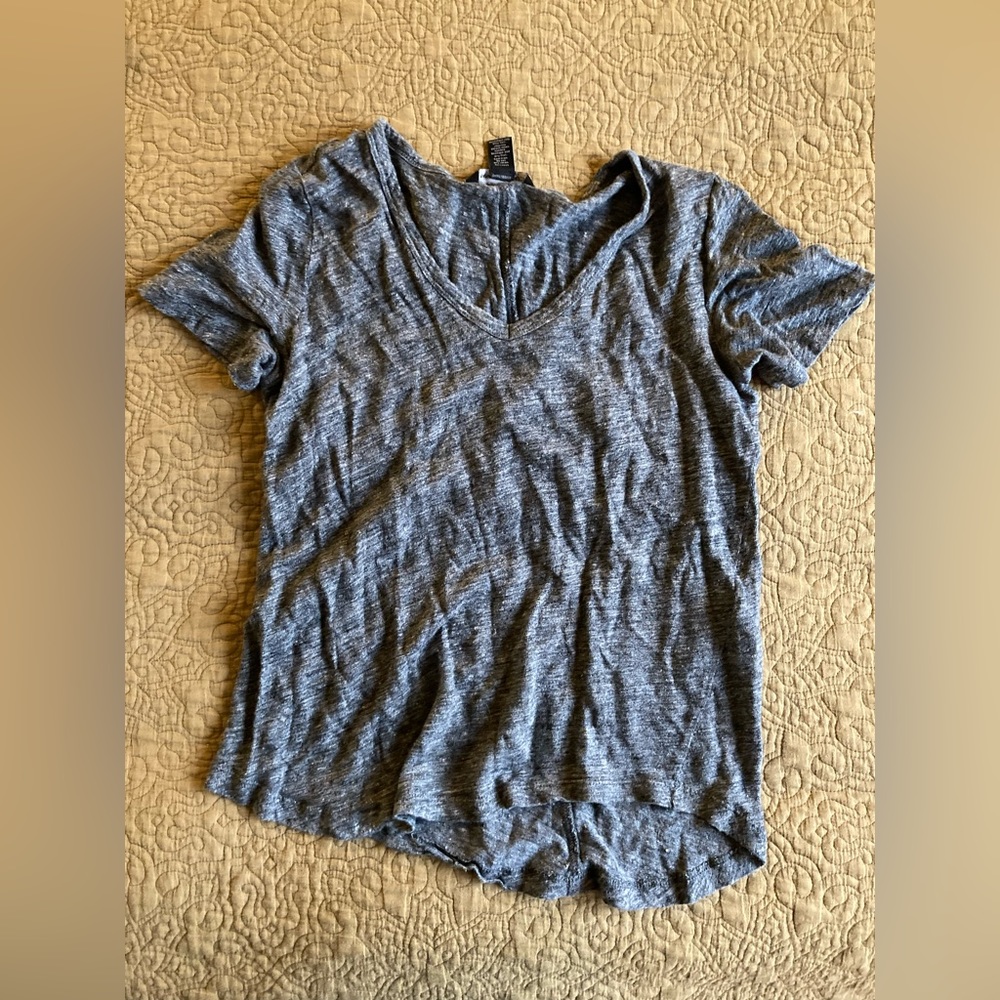 Banana republic linen cotton grey shirt S, gently worn, great condition